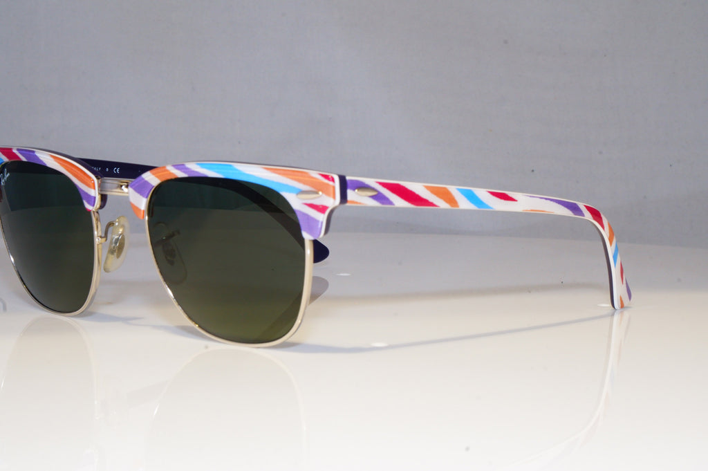 RAY-BAN Mens Womens Designer Sunglasses White Clubmaster RB 3016 1014 20449