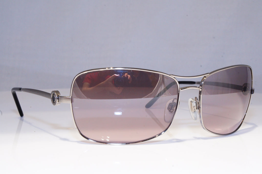 BVLGARI Mens Womens Designer Sunglasses Silver Square 630 104/7R 19828