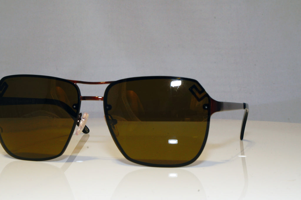 VERSACE Mens Designer Sunglasses Brown Square MOD 2114 1278/73 17604