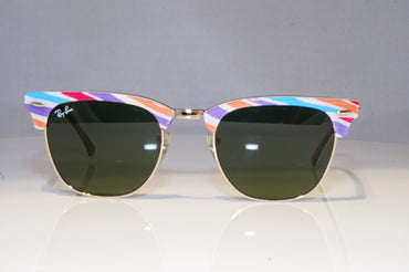 RAY-BAN Mens Womens Designer Sunglasses White Clubmaster RB 3016 1014 20449