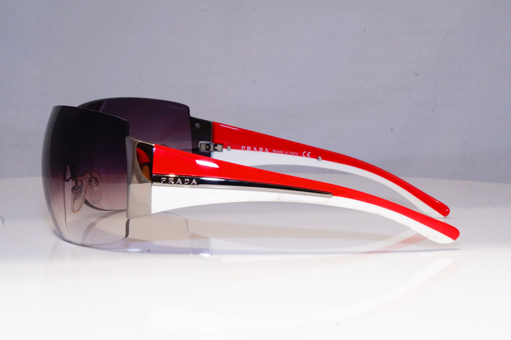PRADA Mens Womens Designer Sunglasses Red Shield SPR 54G 5AV-5D1 19819