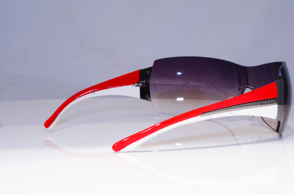 PRADA Mens Womens Designer Sunglasses Red Shield SPR 54G 5AV-5D1 19819