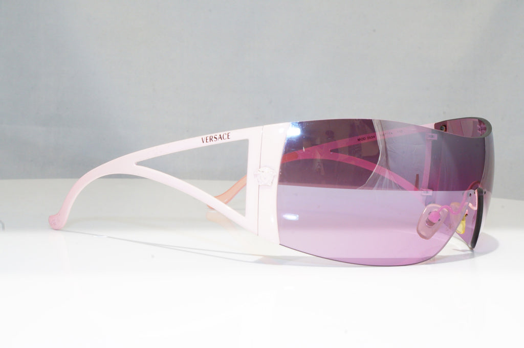 VERSACE Womens Designer Sunglasses Pink Shield 2034 1067/7A 18800