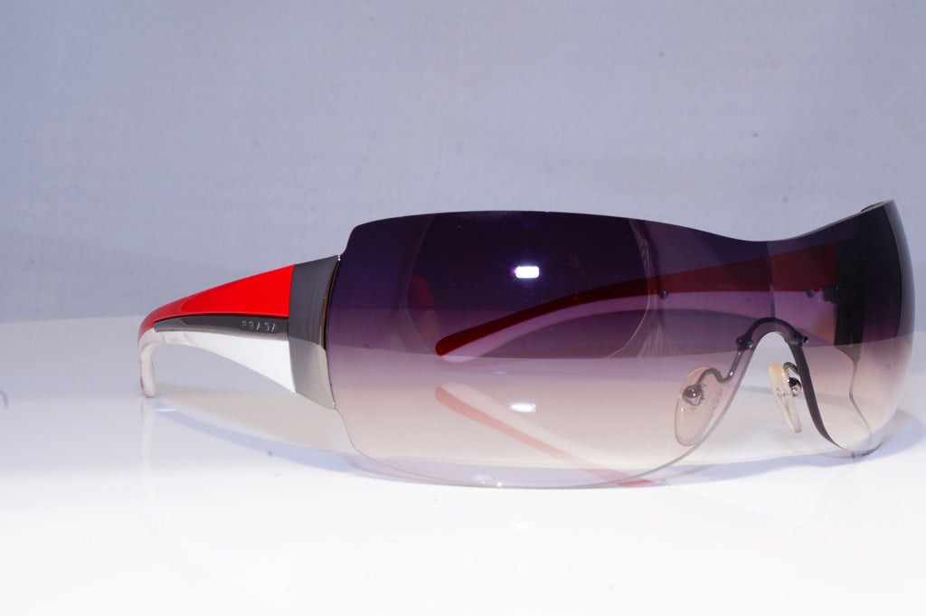 PRADA Mens Womens Designer Sunglasses Red Shield SPR 54G 5AV-5D1 19819