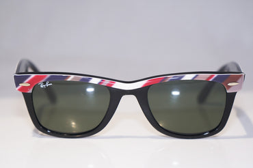 RAY-BAN Mens Unisex Designer Sunglasses Black Wayfarer II RB 2143 1034 15367