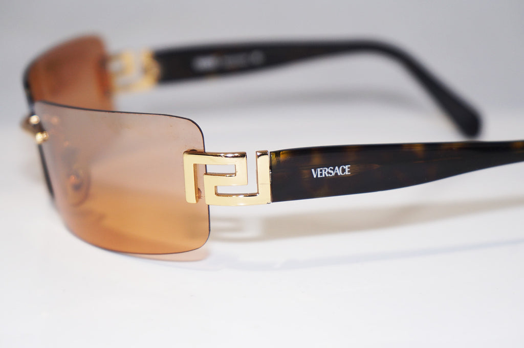VERSACE Womens Designer Sunglasses Orange Rectangle MOD 2010 1002/7H 15474
