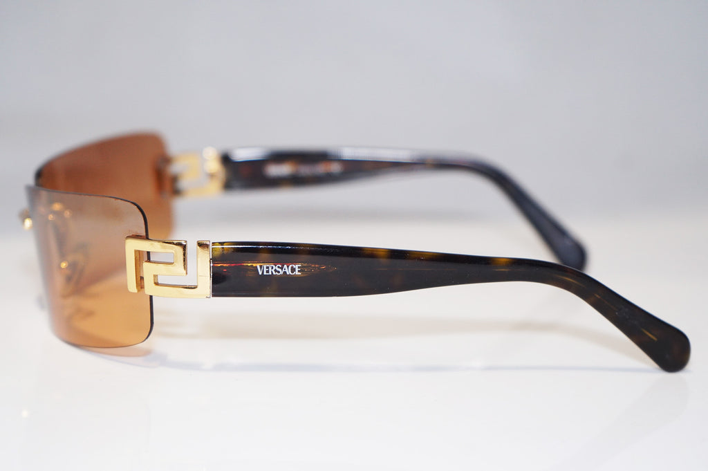 VERSACE Womens Designer Sunglasses Orange Rectangle MOD 2010 1002/7H 15474