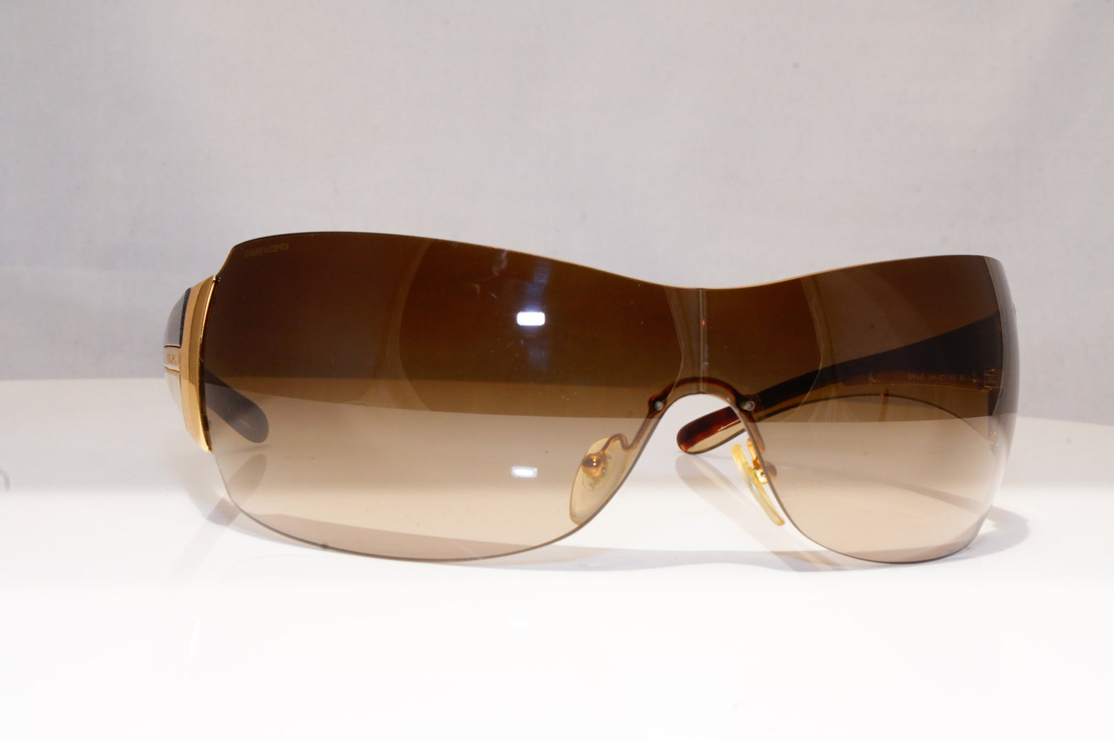 PRADA Mens Designer Sunglasses Brown Shield SPR 54G 5AK-2Z1 18771 ...