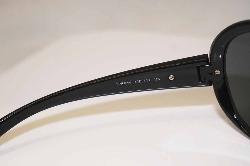 PRADA Mens Unisex Designer Sunglasses Black Shield SPR 07H 1AB-1A1 16224