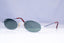 RAY-BAN Mens Vintage 1990 Designer Sunglasses Silver Oval W2946 BRN 18765