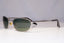 RAY-BAN Mens Vintage 1990 Sunglasses Silver Rectangle W2962 BAUSCH LOMB 20631