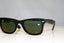 RAY-BAN Mens Unisex Designer Sunglasses Black Wayfarer RB 2140 901 17640