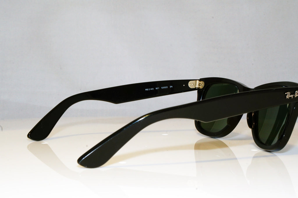 RAY-BAN Mens Unisex Designer Sunglasses Black Wayfarer RB 2140 901 17640