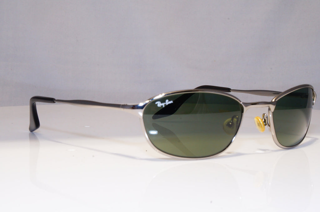RAY-BAN Mens Vintage 1990 Sunglasses Silver Rectangle W2962 BAUSCH LOMB 20631