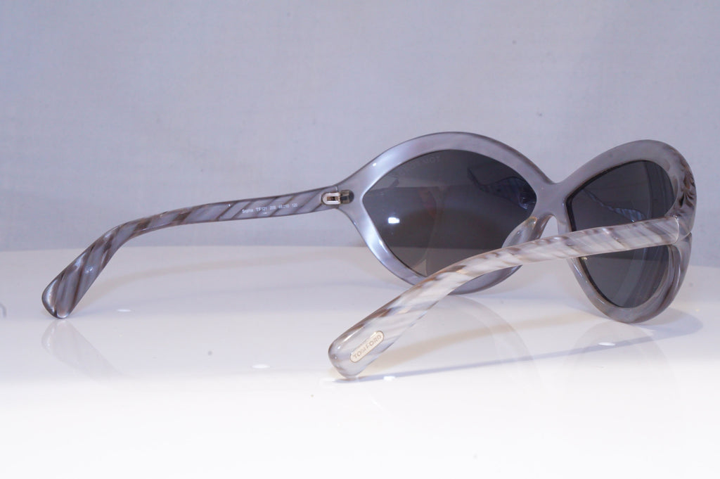 TOM FORD Womens Mirror Designer Sunglasses Grey Butterfly Sophia TF 121 19824