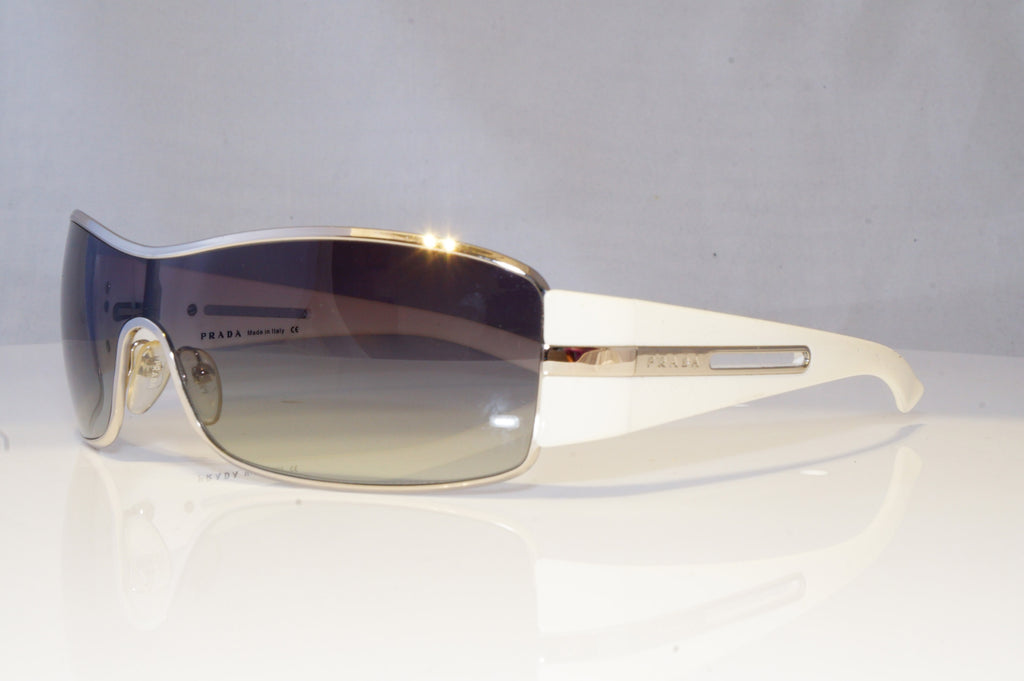 PRADA Mens Designer Sunglasses White Shield SPR 56H 4AO-5D1 20886