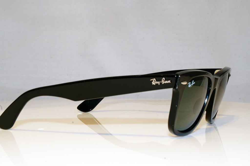 RAY-BAN Mens Unisex Designer Sunglasses Black Wayfarer RB 2140 901 17640