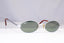 RAY-BAN Mens Vintage 1990 Designer Sunglasses Silver Oval W2946 BRN 18765