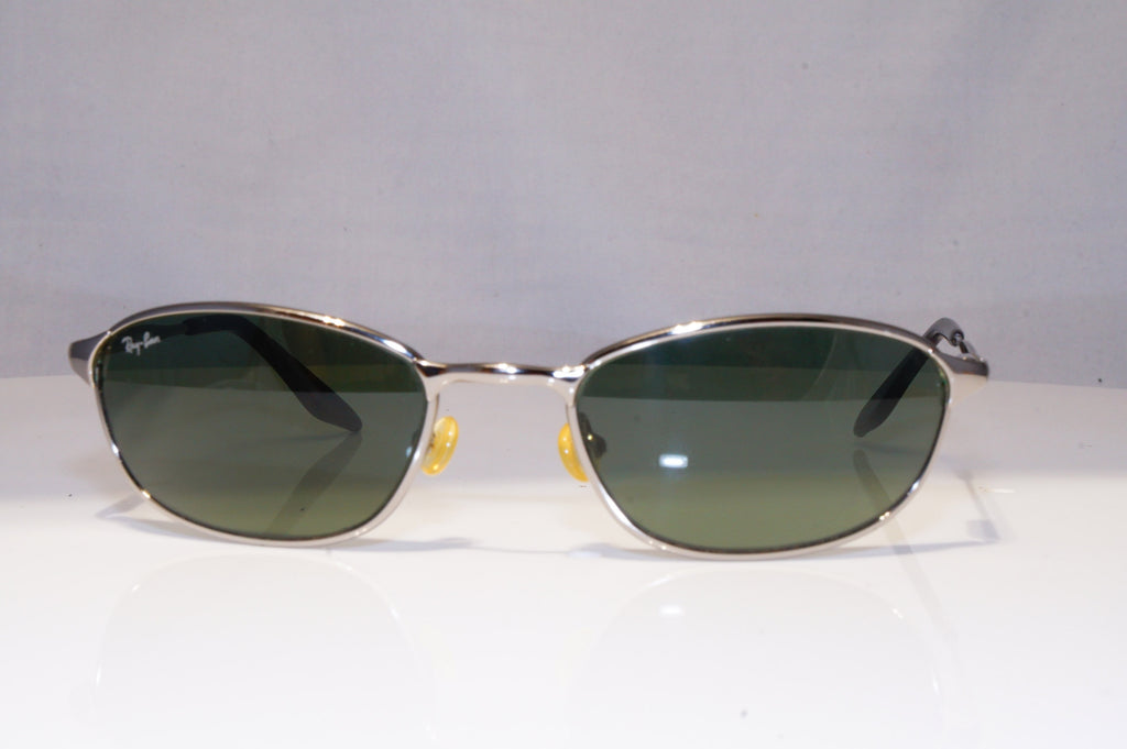 RAY-BAN Mens Vintage 1990 Sunglasses Silver Rectangle W2962 BAUSCH LOMB 20631