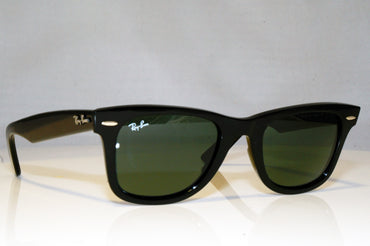 RAY-BAN Mens Unisex Designer Sunglasses Black Wayfarer RB 2140 901 17640