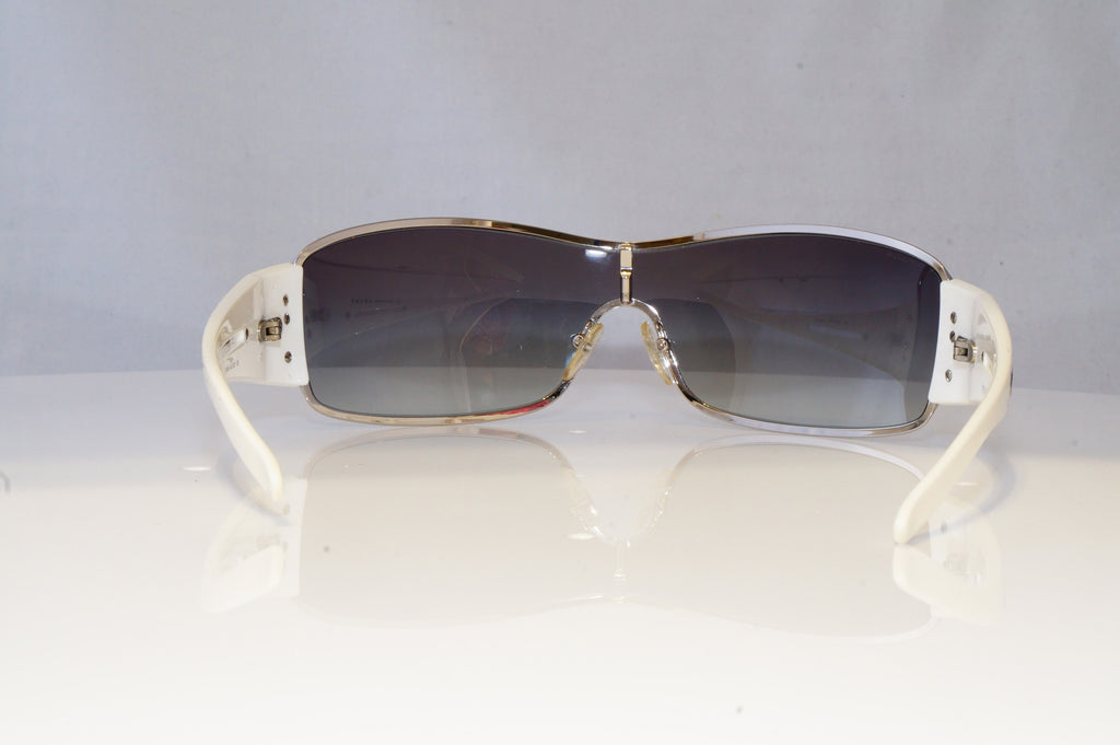 PRADA Mens Designer Sunglasses White Shield SPR 56H 4AO-5D1 20886
