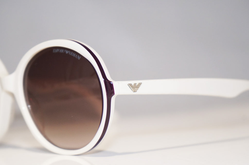 EMPRIO ARMANI Womens Designer Sunglasses White Round EA 9703 78RLW 15516