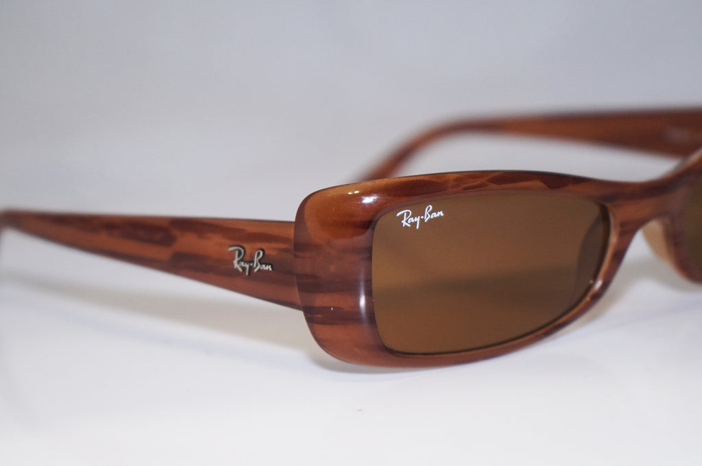 RAY-BAN Womens Designer Sunglasses Brown Rectangle RB 4074 689 16291