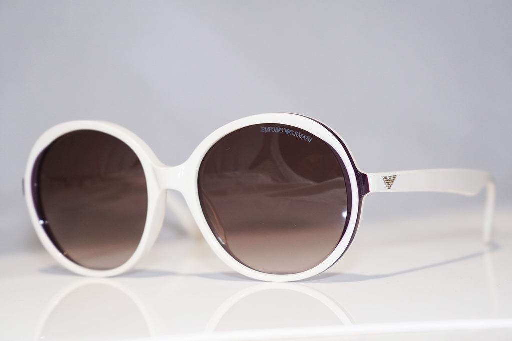 EMPRIO ARMANI Womens Designer Sunglasses White Round EA 9703 78RLW 15516