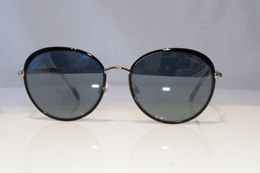 CHANEL Womens Mirror Designer Sunglasses Black Round 4206 353/26 20883