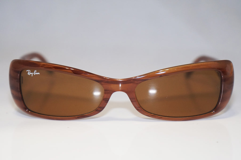 RAY-BAN Womens Designer Sunglasses Brown Rectangle RB 4074 689 16291