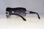BVLGARI Womens Diamante Designer Sunglasses Black Shield 6038-B 102/8G 20884