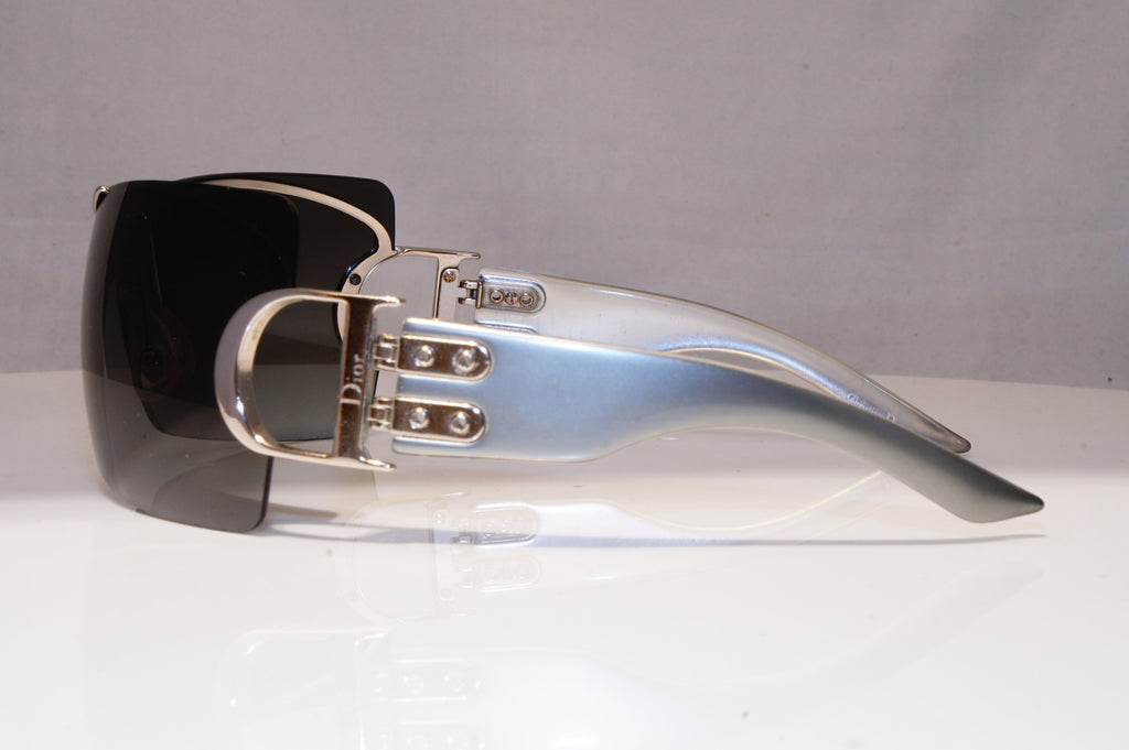 DIOR Womens Boxed Oversized Sunglasses Silver Shield DIOR AIRSPEED 1 EIQN2 20634