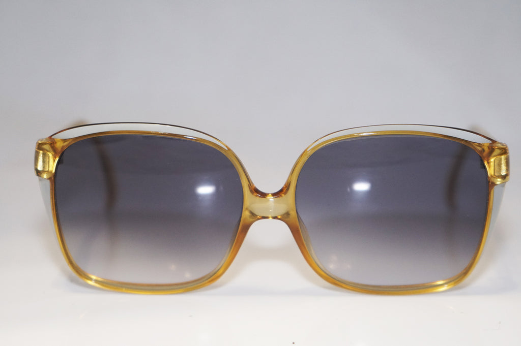 DIOR 1990 Vintage Womens Designer Sunglasses Ocher Square 2101 20 16246