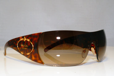 PRADA Womens Boxed Designer Sunglasses Brown Shield SPR 16H 2AU-6S1 17487