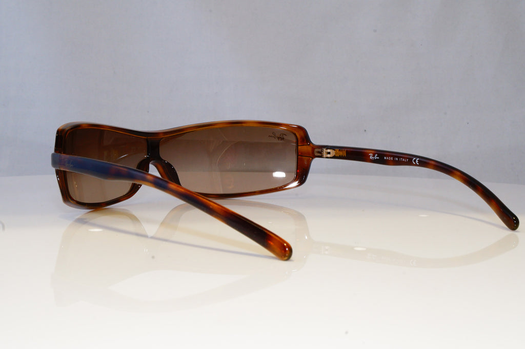 RAY-BAN Mens Designer Sunglasses Brown Shield 4071 642/13 20876