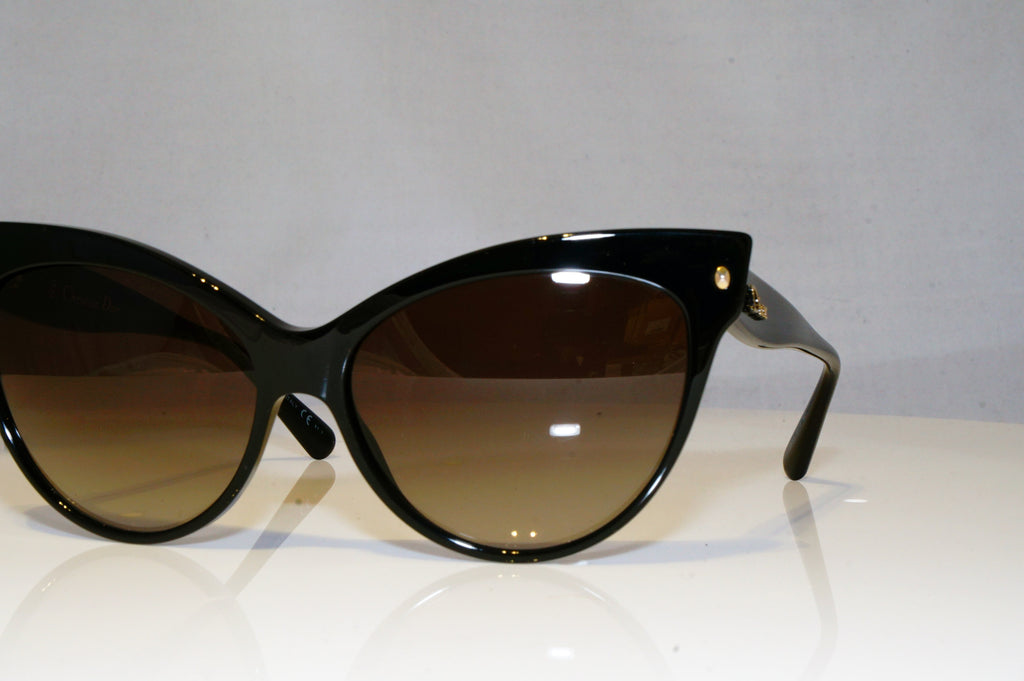 DIOR Womens Boxed Designer Sunglasses Black Cat Eye Marquises Mohotani 17484