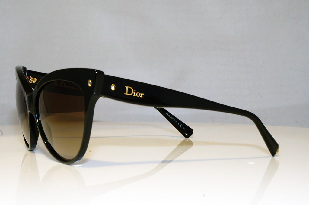 DIOR Womens Boxed Designer Sunglasses Black Cat Eye Marquises Mohotani 17484