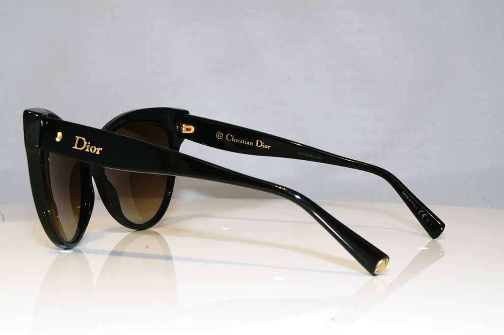 DIOR Womens Boxed Designer Sunglasses Black Cat Eye Marquises Mohotani 17484