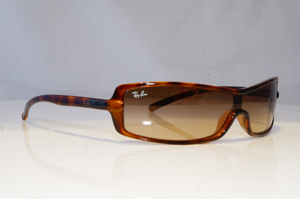 RAY-BAN Mens Designer Sunglasses Brown Shield 4071 642/13 20876