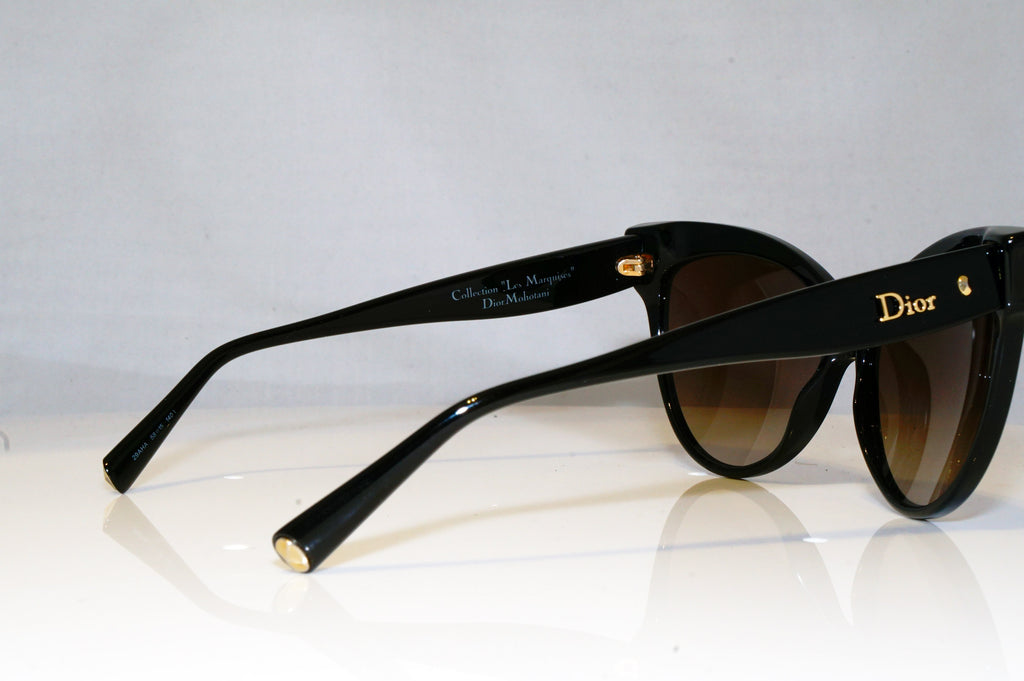 DIOR Womens Boxed Designer Sunglasses Black Cat Eye Marquises Mohotani 17484