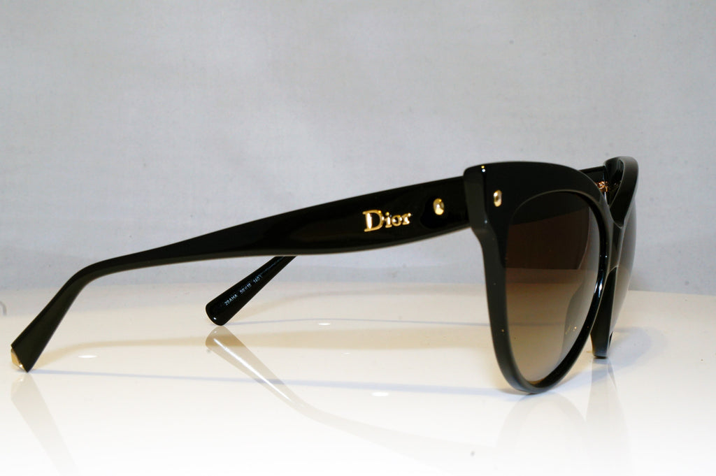 DIOR Womens Boxed Designer Sunglasses Black Cat Eye Marquises Mohotani 17484