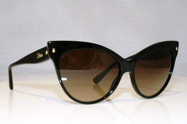 DIOR Womens Boxed Designer Sunglasses Black Cat Eye Marquises Mohotani 17484