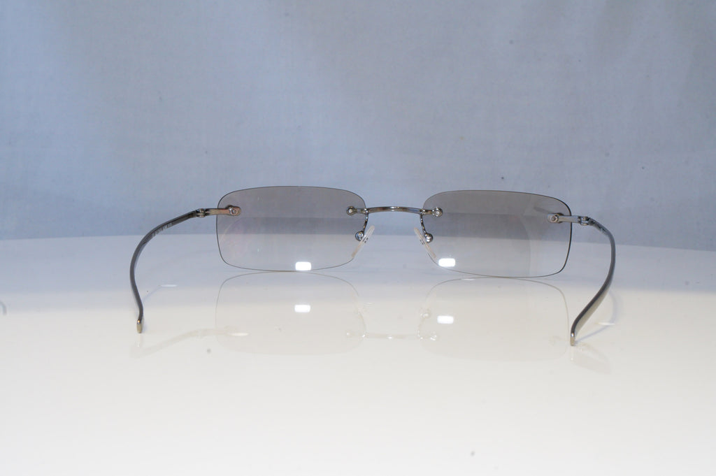 GUCCI Mens Vintage 1990 Designer Sunglasses Silver Rectangle GG 1715 6LBNM 20877