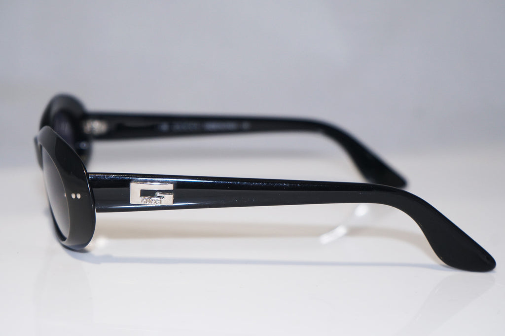 GUCCI 1990 Vintage Womens Designer Sunglasses Black Oval GG 2413 807 15373