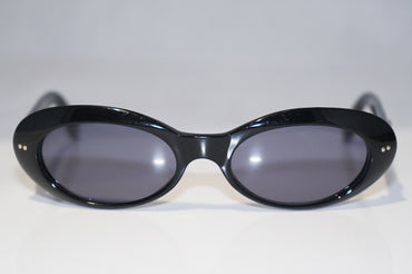 GUCCI 1990 Vintage Womens Designer Sunglasses Black Oval GG 2413 807 15373