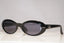 GUCCI 1990 Vintage Womens Designer Sunglasses Black Oval GG 2413 807 15373