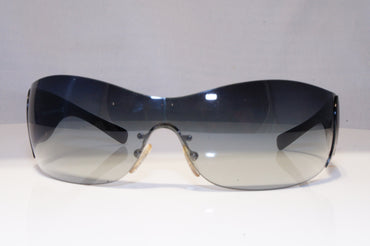 PRADA Womens Designer Sunglasses Black Shield SPR 58F 1BO-5D1 21885
