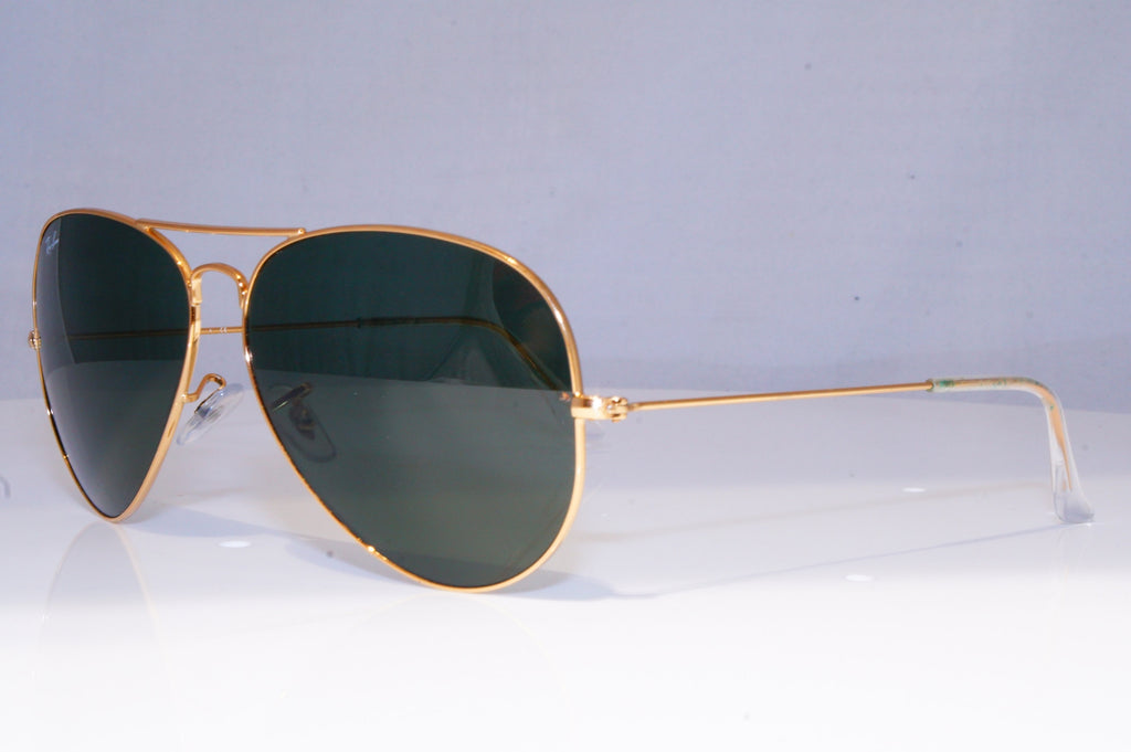 RAY-BAN Mens Designer Sunglasses Gold Pilot AVIATOR RB 3025 001 19810