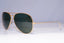 RAY-BAN Mens Designer Sunglasses Gold Pilot AVIATOR RB 3025 001 19810