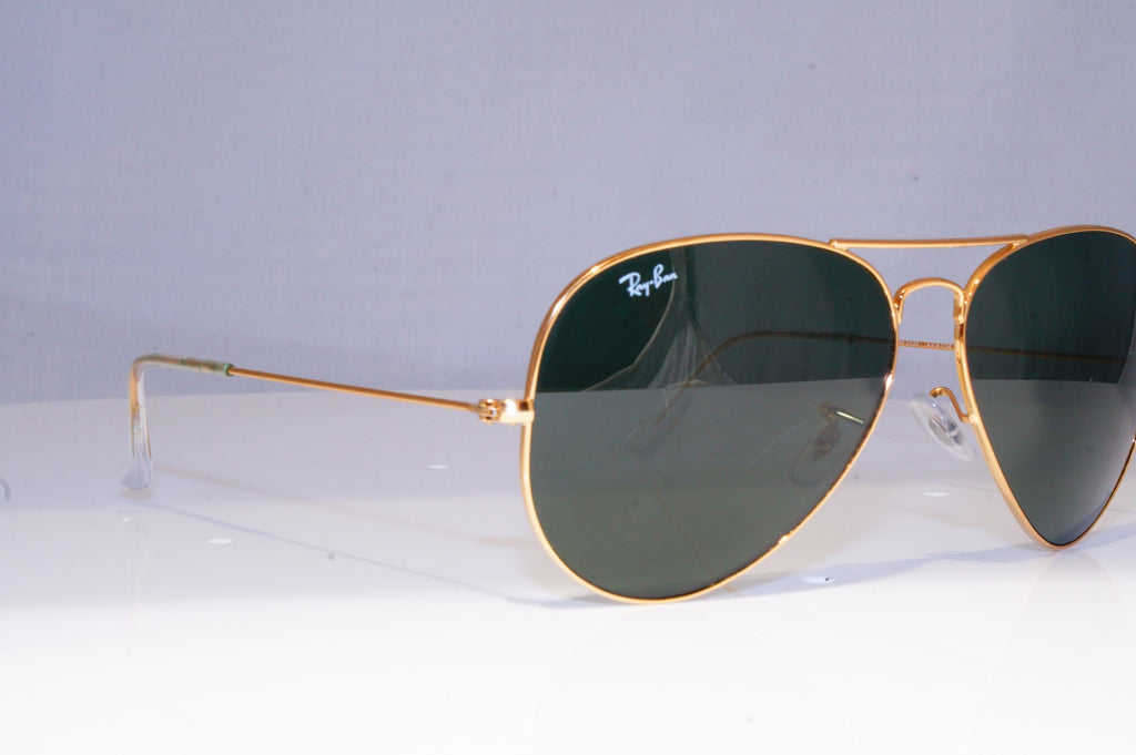 RAY-BAN Mens Designer Sunglasses Gold Pilot AVIATOR RB 3025 001 19810